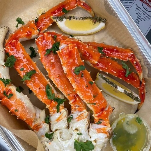 Фото Клешни Камчатского краба (L) с классическим соусом